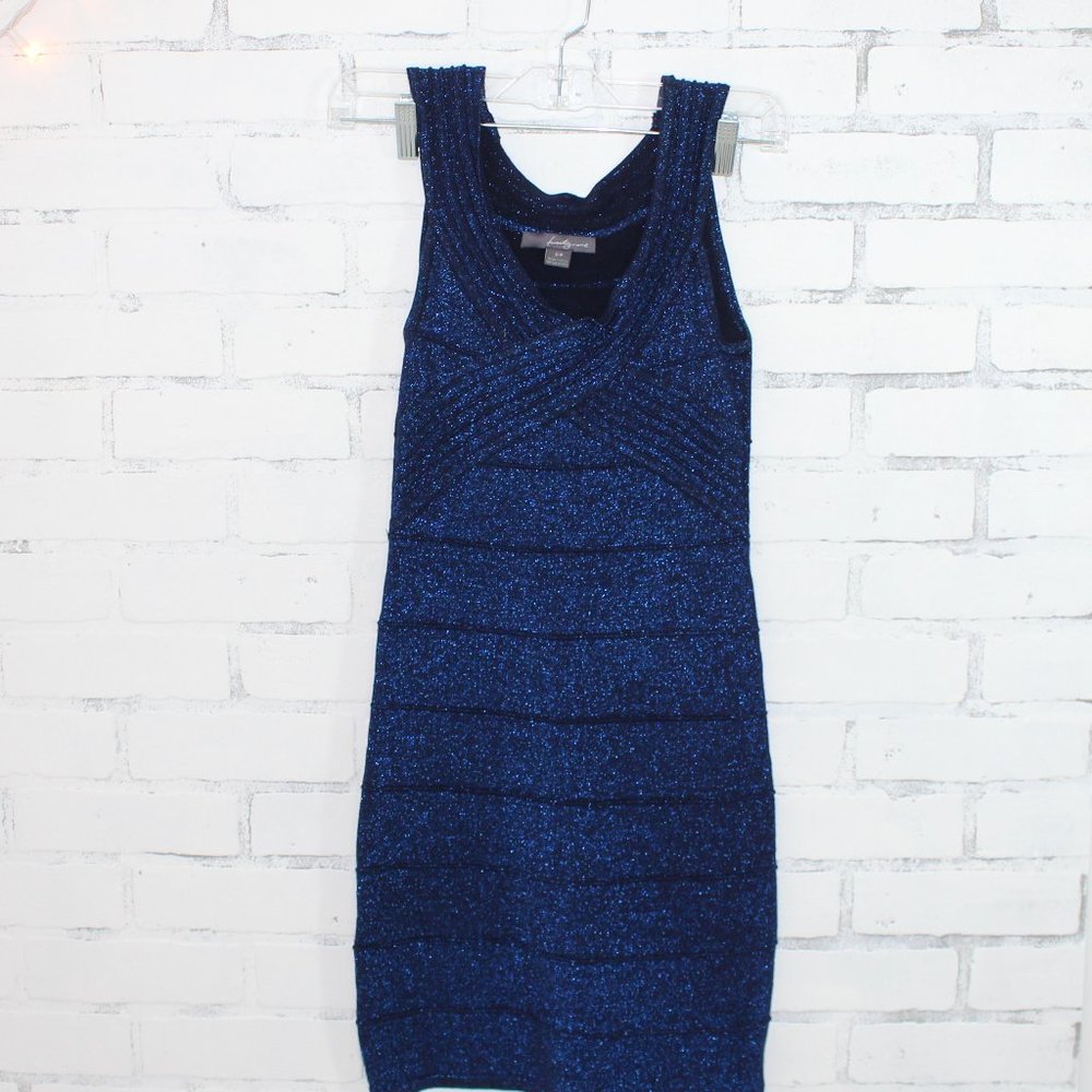 Twenty One Midnight Shimmer Blue Bodycon Dress